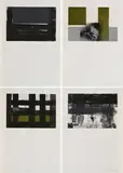 Helmuth M. Federle, Ode an das Flüstern und das Schweigen, 1996, Jeweils: Farbradierung auf Bütten