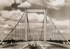 Peter Fischer, Mühlheimer Brücke, 1951, Gelatinesilberabzug
