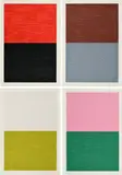 Günther Förg, Berliner Serie, 2001, 4 Farbserigrafien auf Velin
