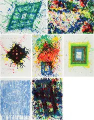Sam Francis, Papierski Portfolio, 1992, 7 Farblithografien auf BFK RIVES (Wasserzeichen)