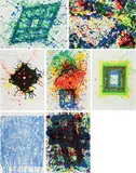 Papierski Portfolio by Sam Francis, 1992, 7 Farblithografien auf BFK RIVES (Wasserzeichen), sold Jun 2019