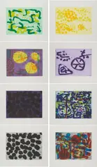 Patrick Heron, The Brushwork Series, 1999, Jeweils: Farbradierung auf Bütten