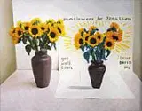 Photography is dead. Long live painting by David Hockney, 1995, Farbiger Inkjetprint auf Karton, sold Aug 2019