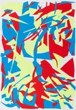 Imi Knoebel, Ohne Titel, 1993, Farbserigrafie auf leichtem Karton