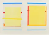 Imi Knoebel, Ohne Titel, 1996, Farbserigrafie auf Velin