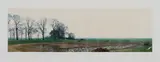 Jan Koster, De Zwartendijk en de Polder Dronthen, 17. Januar 1995, 1995, Fotocollage. 39 C-Prints auf Agfa-Papier, aneinander montiert
