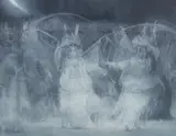 Shen Liang, Opera, 2003, Öl auf Leinwand
