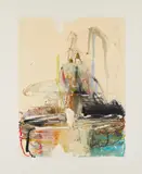 Tom Lieber, Ohne Titel, 1992, Monotypie auf Velin