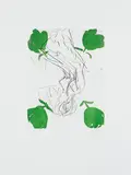 Georg Baselitz, Ohne Titel, 1999, Farbradierung auf BFK RIVES FRANCE (Wasserzeichen)
