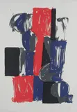 Markus Lüpertz, Malerei in Deutschland, 1981, Farbserigrafie auf Velin