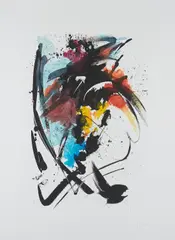 Jean Miotte, Ohne Titel, 1993, Farbaquatinta auf Velin