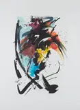 Jean Miotte, Ohne Titel, 1993, Farbaquatinta auf Velin