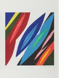Ernst Wilhelm Nay, Farblitho 1968 - 2 (NOR), 1968, Farblithografie auf BFK RIVES FRANCE (Wasserzeichen)