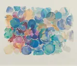 Ernst Wilhelm Nay, Farblitho 1961 (NOR), 1961, Farblithografie auf Velin