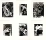 Oskar Nerlinger, Serie von 6 Fotogrammen, 1925-28/1992, Jeweils: Späteres Fotogramm auf Agfa-Papier