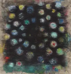Norbert Prangenberg, Auktion 442, Los 1371, 1989, Aquarell und Pastell auf Leinwand