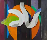 Judith Rothschild, Auktion 442, Los 1401, 1989, Acryl auf Aluminium