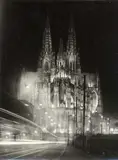 Der Kölner Dom in Festbeleuchtung, Ostseite by August Sander, Gelatinesilberabzug auf Papier, sold Jun 2019