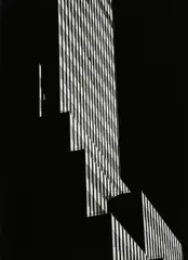 Horst Schäfer, New York, Hochhausfassade 38th Ave, 1962, Barytabzug