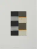 Sean Scully, Mirror Yellow, 1998, Farbaquatinta auf Somerset England (Wasserzeichen)