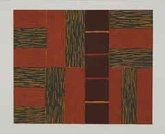 Green Ascending by Sean Scully, 1991, Farbholzschnitt auf Velin, sold Sep 2019