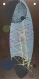 Keith Sonnier, Elliptical Orbit, 1991, Farbserigrafie auf Aluminium