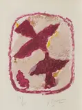 Georges Braque, Oiseau fulgurant (Aus: "Lettera Amorosa"), 1963, Farblithografie auf ARCHES (Wasserzeichen)