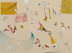 Jan Voss, Hommage à Picasso, 1972, Farblithografie auf Velin