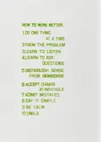 Peter Fischli und David Weiss, Konvolut von 5 Serigrafien (Aus: "How to work better"), 1991, Jeweils: Farbserigrafie auf Velin