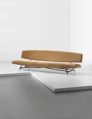 Sofa, model no. 865 by Ico Parisi, circa 1955, Fabric, painted tubular metal, sold Sep 2013
