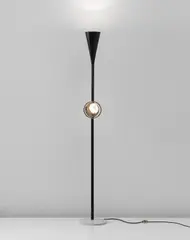 Standard lamp by Angelo Lelii, 1960s, Painted metal, brass, marble, glass, sold Sep 2013