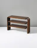 Shelf unit, model no. 111 by Alvar Aalto, circa 1934, Bent birch laminated plywood, birch laminated plywood, sold Sep 2013
