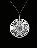 Tapio Wirkkala, ‘Hopeakuu’ (Silvermoon) pendant, model no. 4-4194