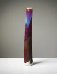 Vase by Toini Muona, circa 1940s, Porcelain, flambé glaze, sold Sep 2013