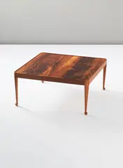 'Diplomat' table by Josef Frank, 1949, Mahogany, mahogany-veneered wood, sold Sep 2013