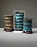 Wilhelm Kåge, Cylindrical ribbed 'Farsta' vase