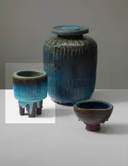 Wilhelm Kåge, 'Farsta' vase, 1958, Glazed stoneware
