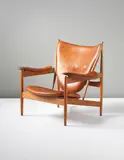 Finn Juhl, 'Chieftain' armchair, circa 1949, Teak, leather
