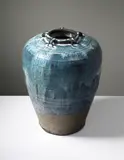 Gutte Eriksen, Large vase, circa 1985, Glazed stoneware
