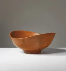 Bowl by Finn Juhl, 1951-1954, Teak, sold Sep 2013