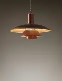 Poul Henningsen, Large ceiling light, 6/5 type shades