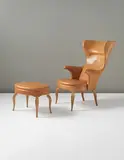 Frits Henningsen, Wingback armchair and footstool