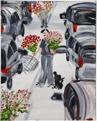 Oh de Laval, No one see what you see even if they see it too, 2019, acrylic on canvas