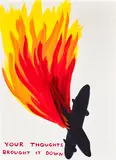 David Shrigley, Untitled, 2022, acrylic on paper