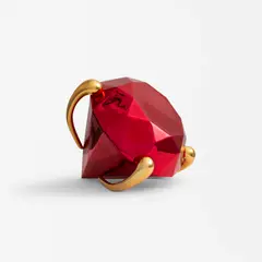 Jeff Koons, Diamond (Red), porcelain with chromatic coating