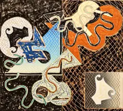 Shards Variant IVa by Frank Stella, lithograph and screenprint, offered May 2026