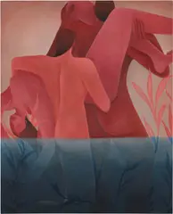 Laura Berger, Water Harvest, 2022, oil on canvas