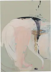 Tomoko Kashiki, Searching for Ants 3, 2007, acrylic, paper, cotton on wooden panel