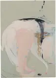 Tomoko Kashiki, Searching for Ants 3, 2007, acrylic, paper, cotton on wooden panel
