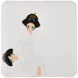 Ai Yamaguchi, Saita, 2009, acrylic, cotton, blanket on panel